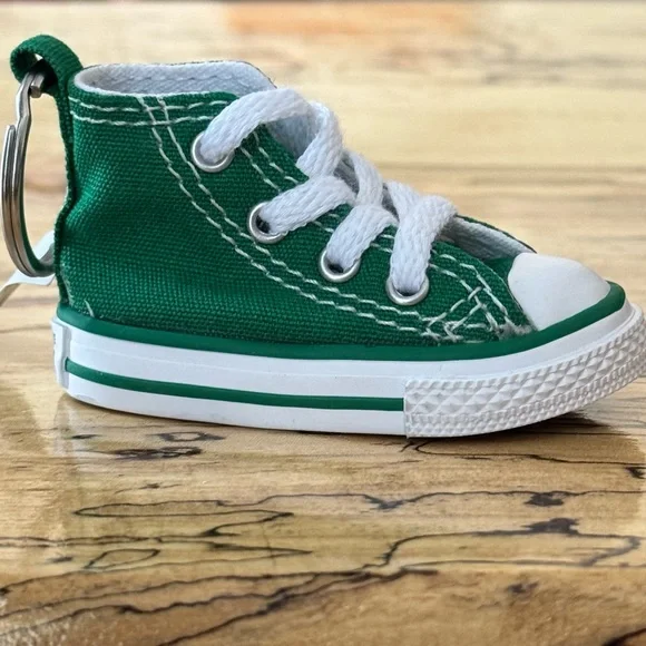 NWT Converse High Top Key Chain - Green - Picture 2 of 4